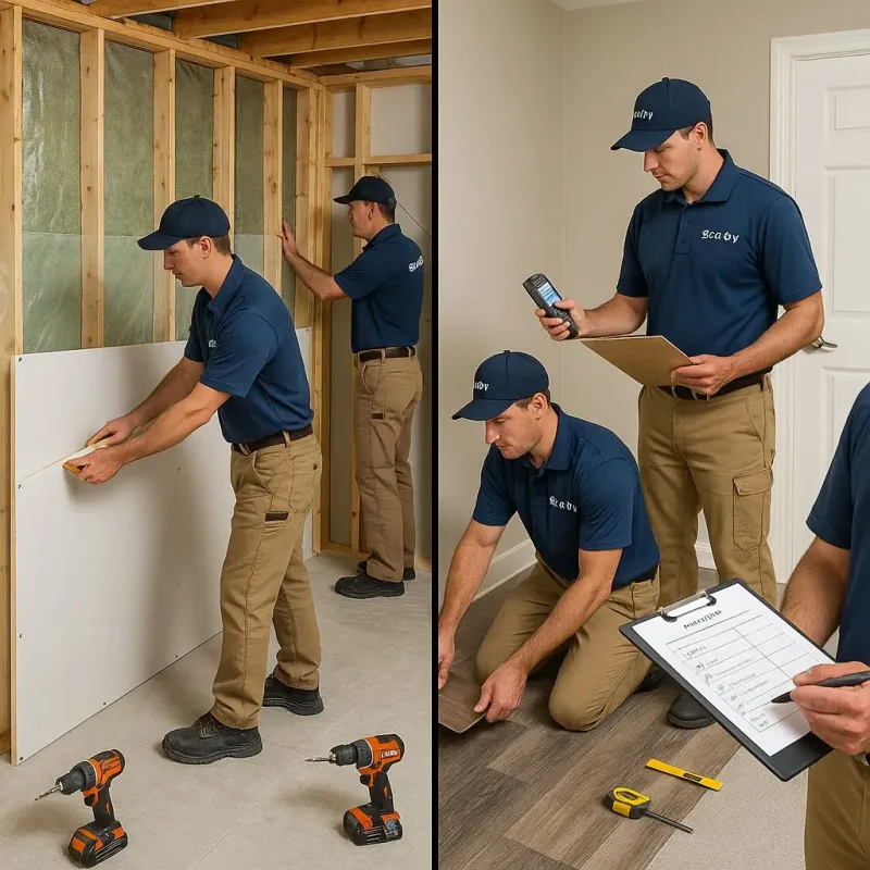 Repairs and Reconstruction process in Sorrento Valley, CA