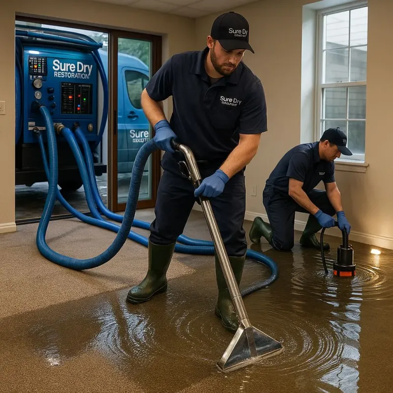Water Extraction and Removal process in Sorrento Valley, CA